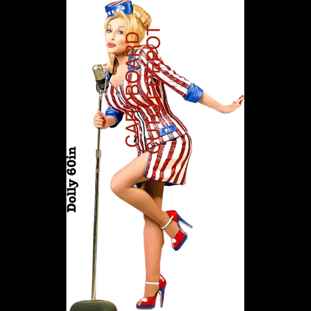 Dolly Parton Life Size Cardboard Cutout Free Shipping!